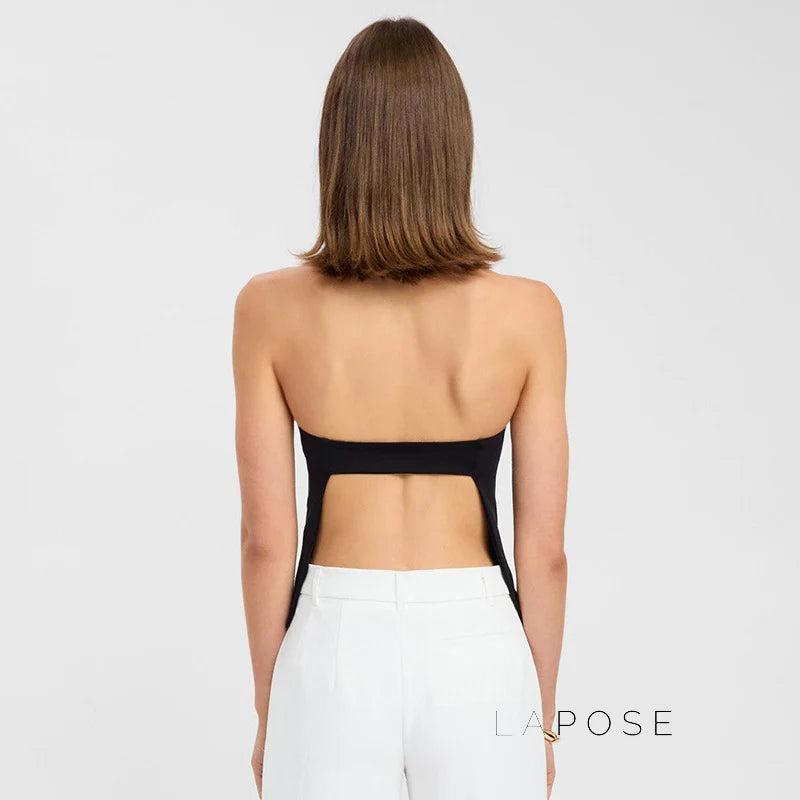 Gwyneth Backless Halter Top