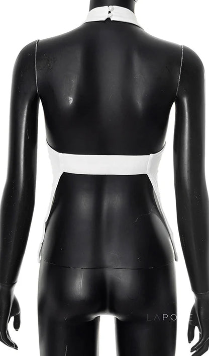 Gwyneth Backless Halter Top