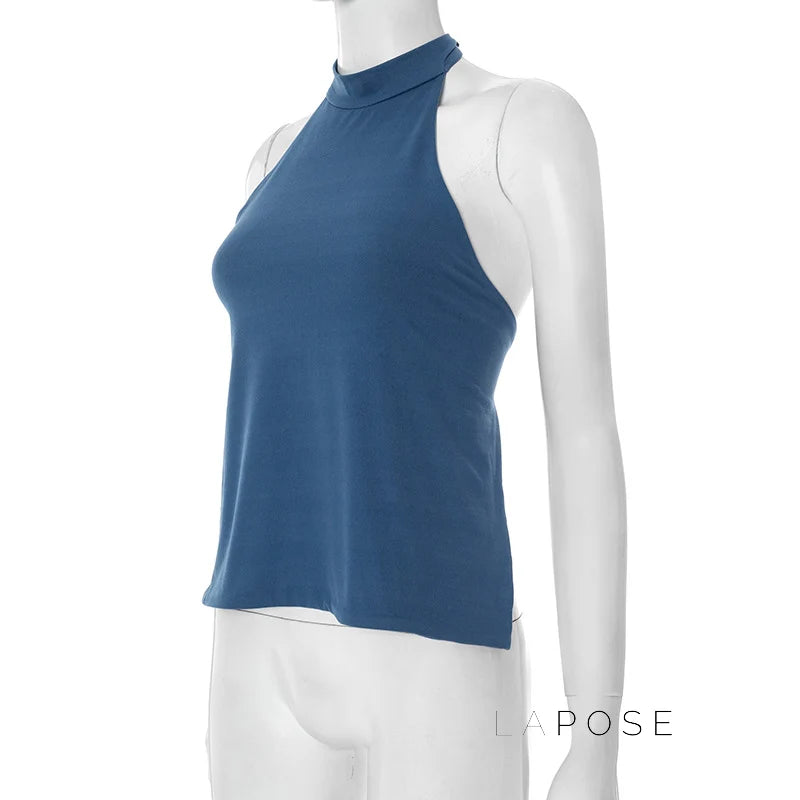 Gwyneth Backless Halter Top