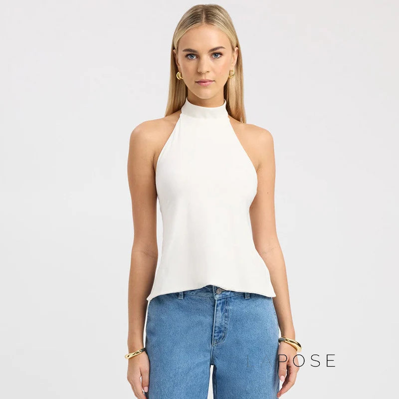 Gwyneth Backless Halter Top