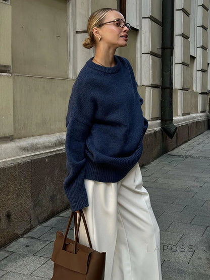 Halen Cozy Knit Loose Pullover