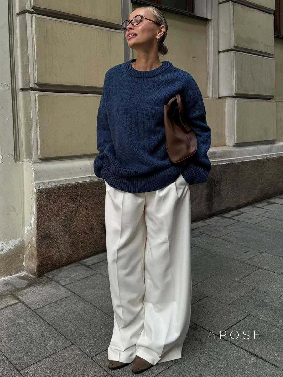 Halen Cozy Knit Loose Pullover