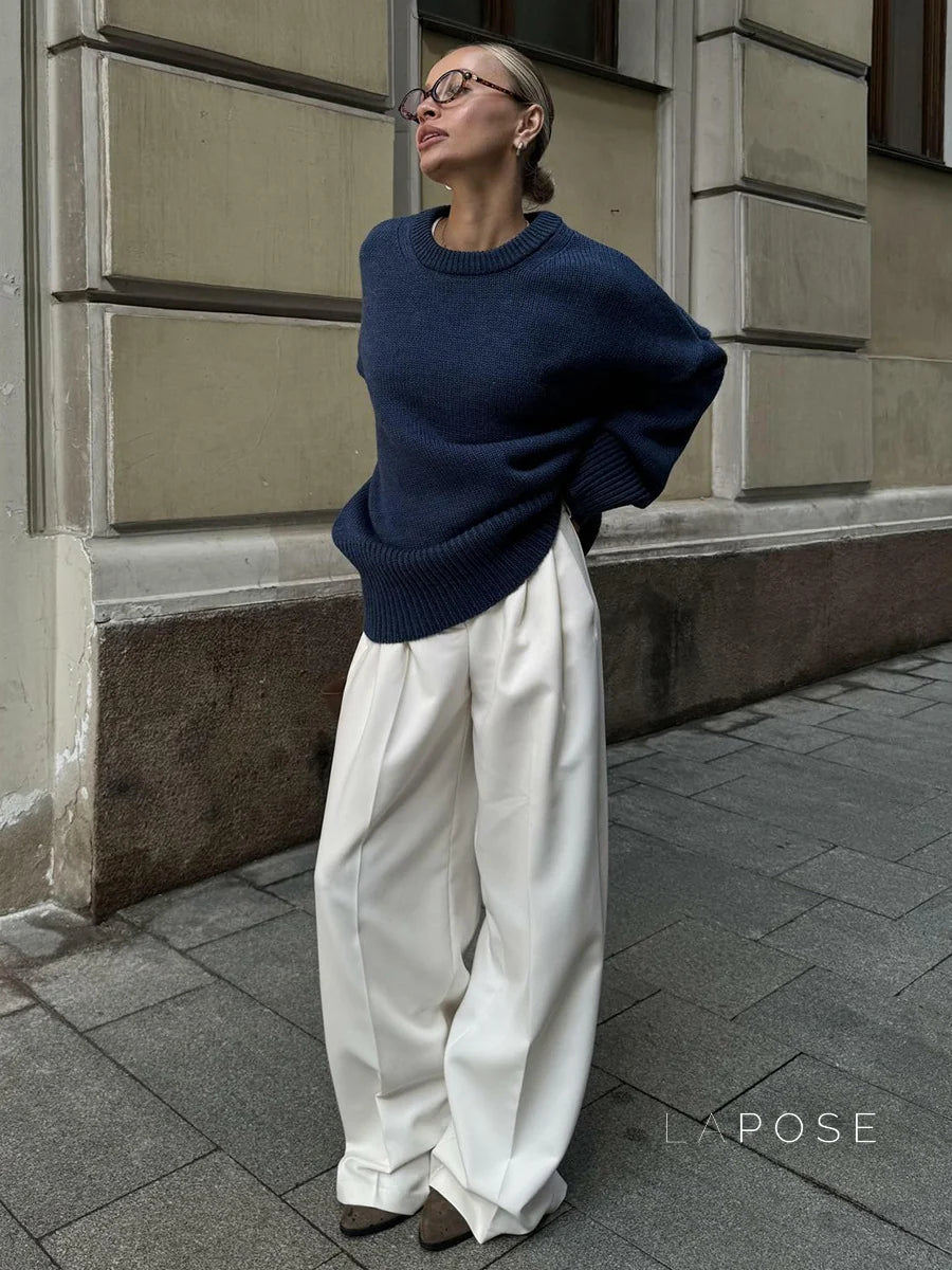 Halen Cozy Knit Loose Pullover