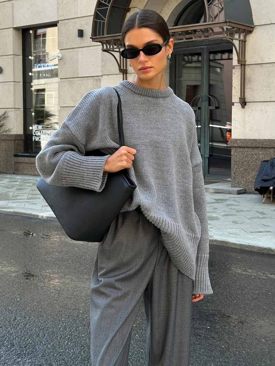 Halen Cozy Knit Loose Pullover