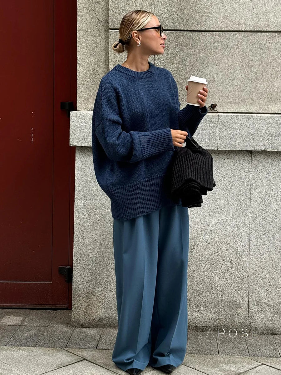 Halen Cozy Knit Loose Pullover
