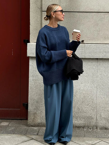 Halen Cozy Knit Loose Pullover