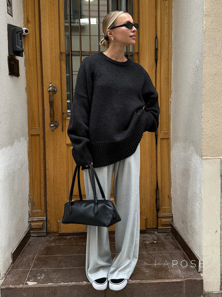 Halen Cozy Knit Loose Pullover