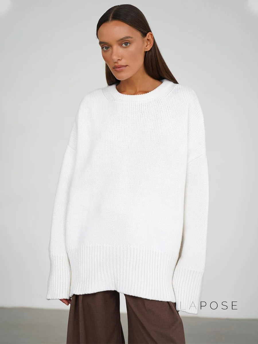 Halen Cozy Knit Loose Pullover