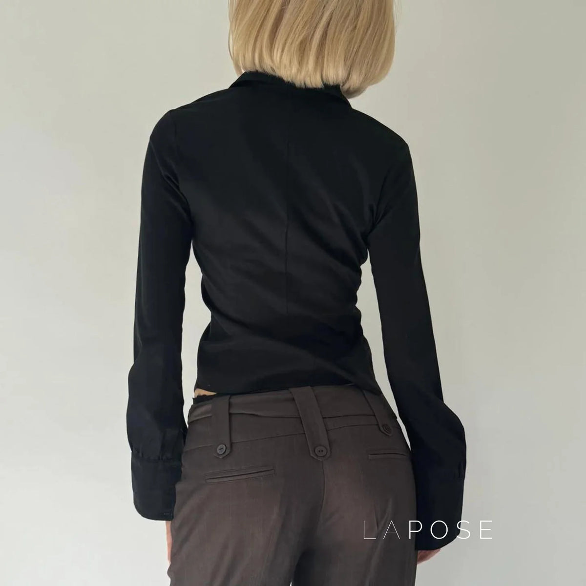 Halina Classic Button-Up Shirt