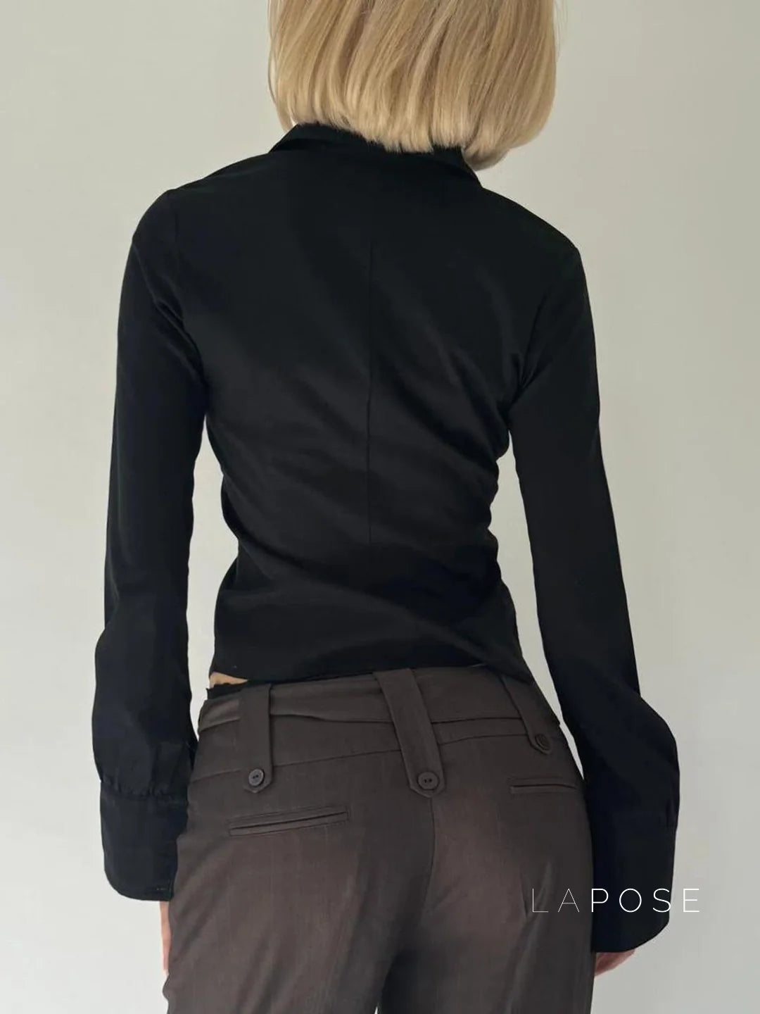 Halina Classic Button-Up Shirt
