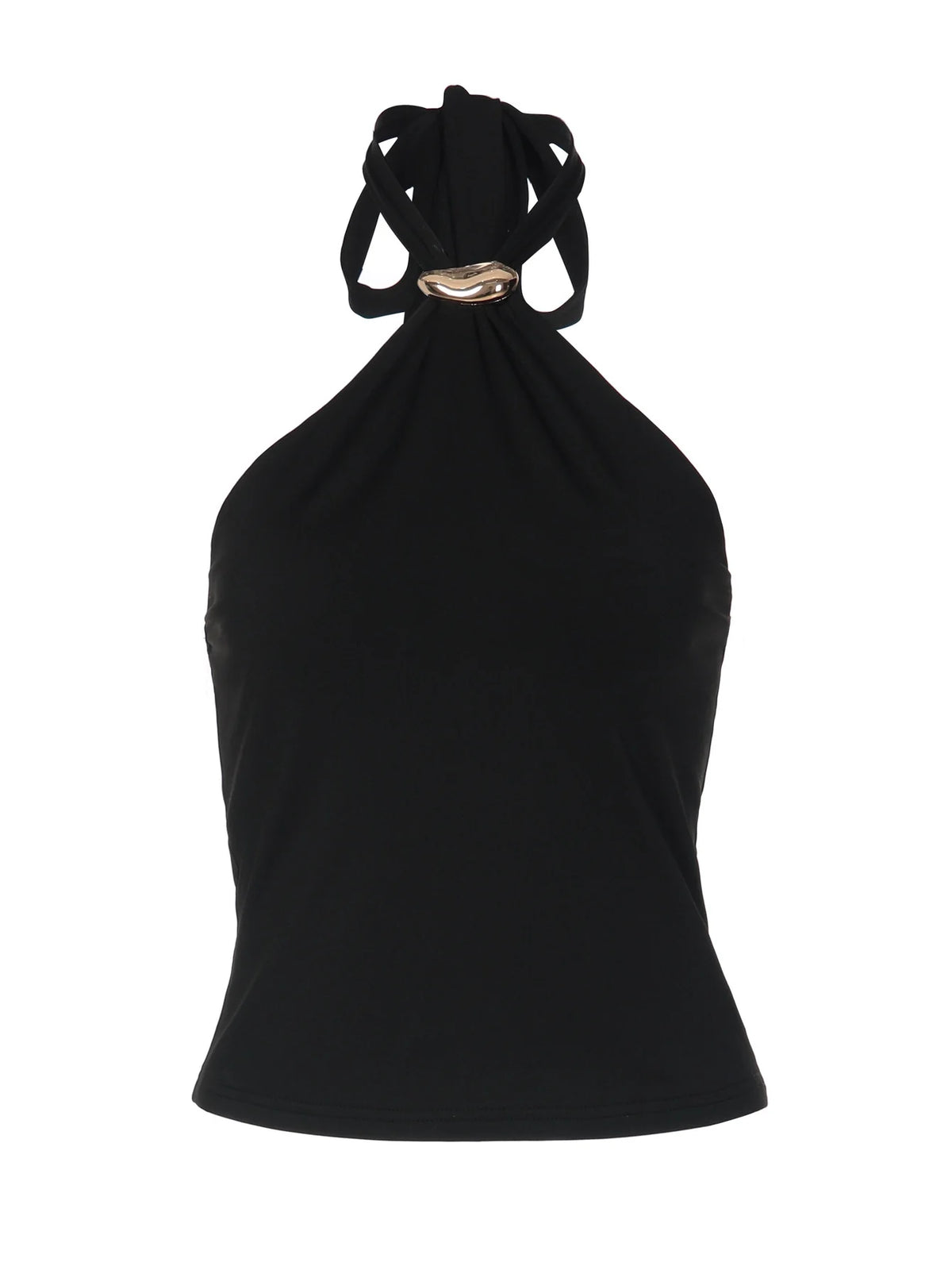 Halter Tie-Up Backless Tank Top