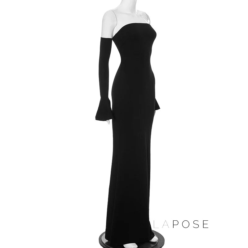 Haydee Off Shoulder Fishtail Dress