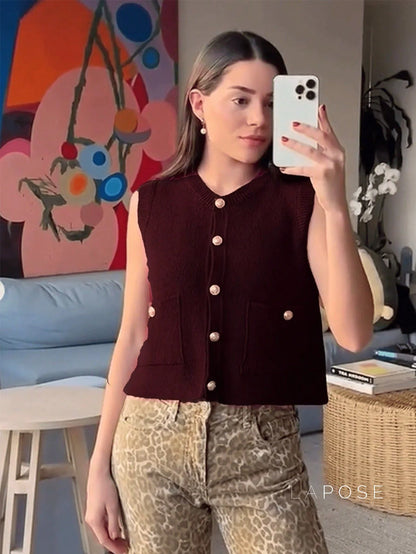 Holley Classic Knit Vest