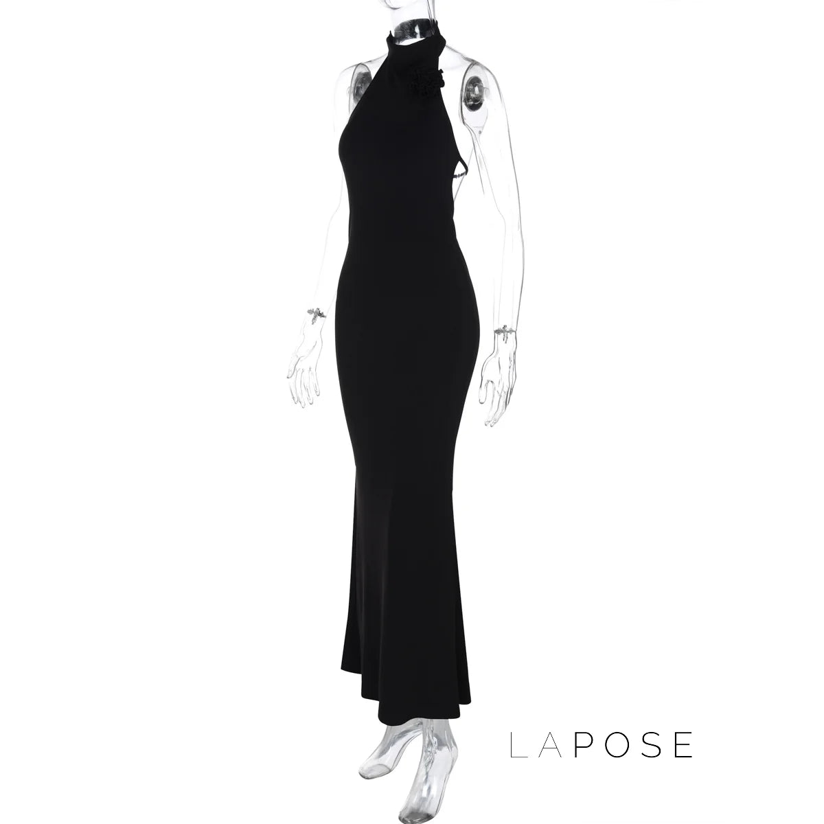 Iliana Halter Backless Maxi Dress