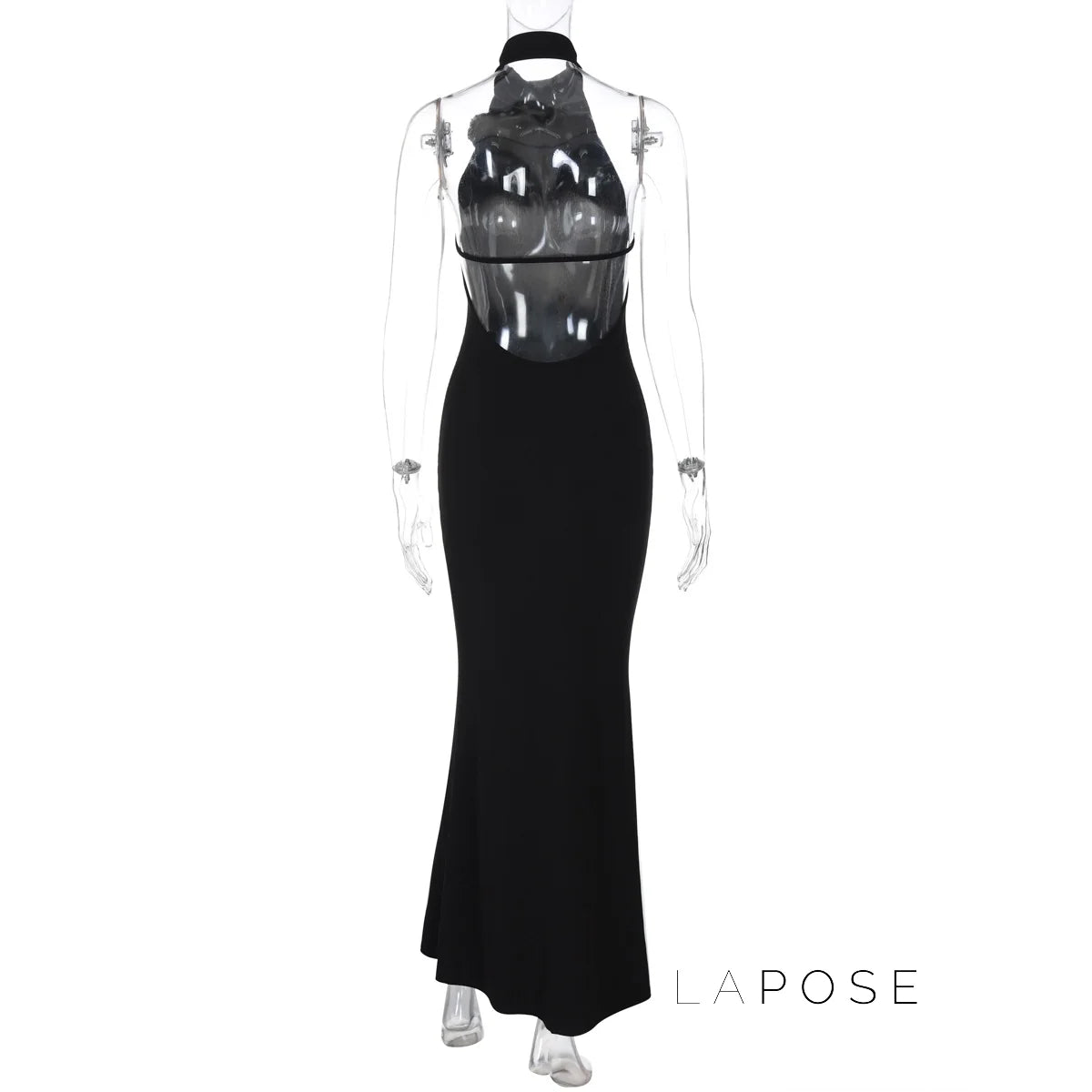 Iliana Halter Backless Maxi Dress