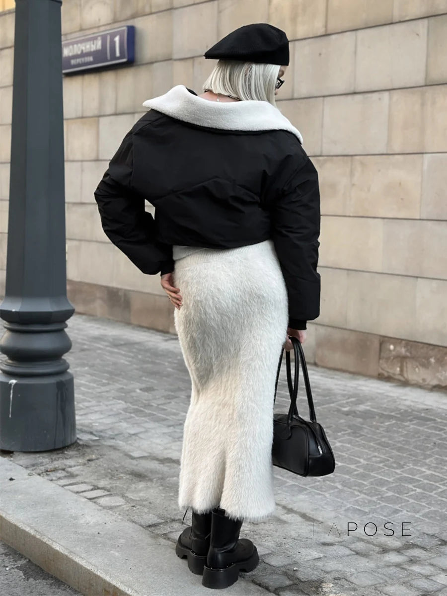 Isadora Faux Fur Maxi Skirt