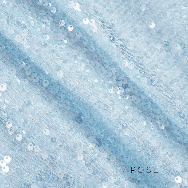 Issabella Blue Sequin Mini Dress