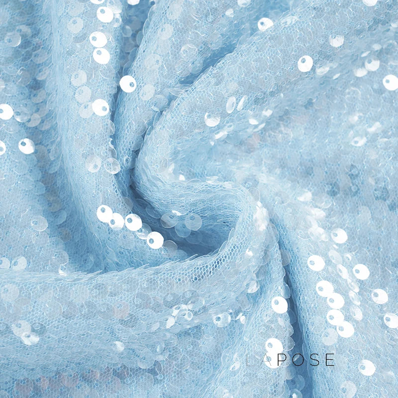 Issabella Blue Sequin Mini Dress