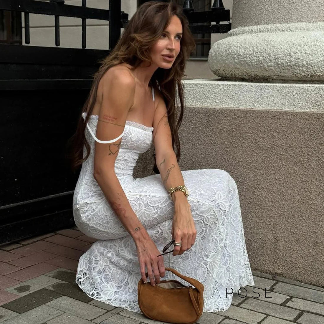 Ivette Lace Bodycon Skirt Set