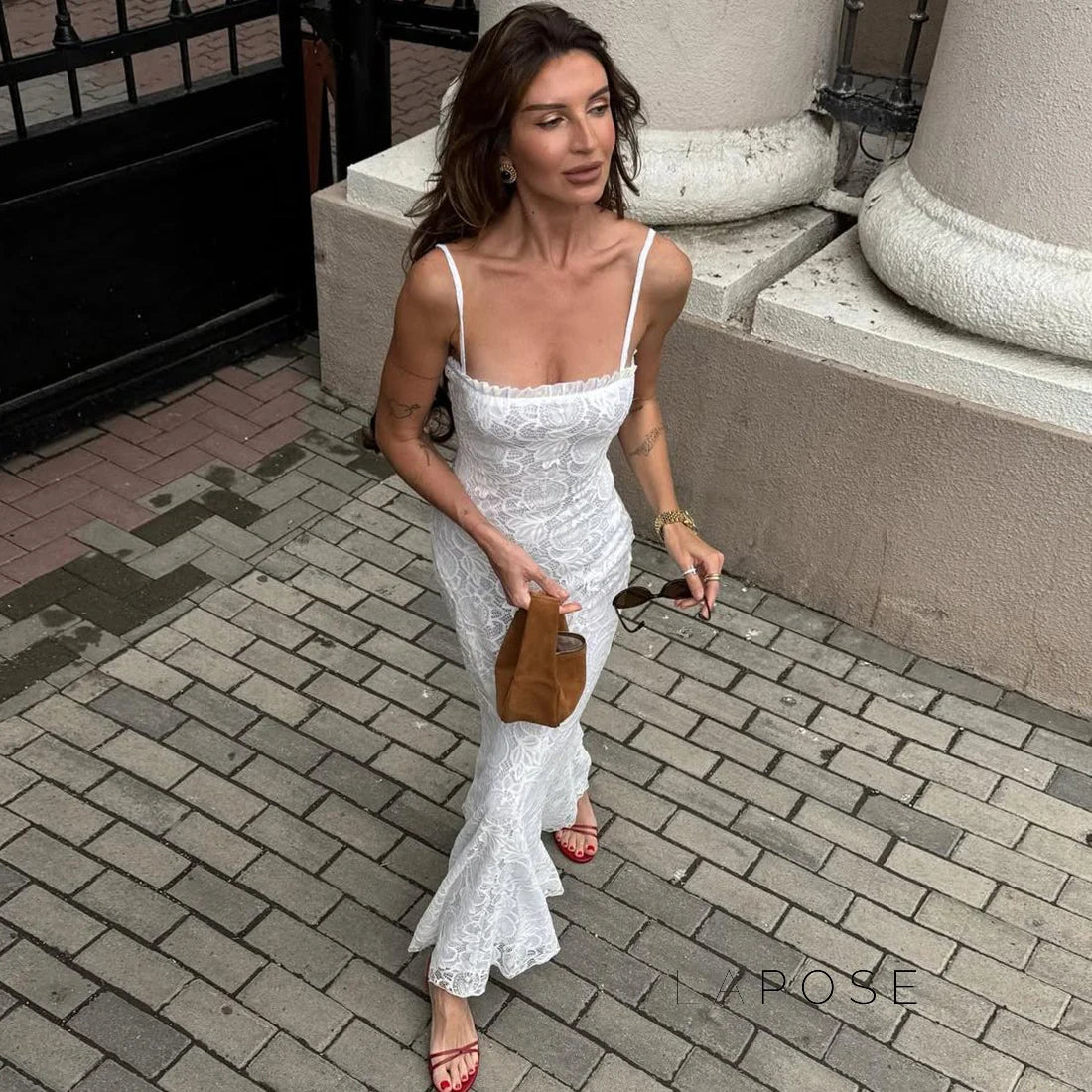 Ivette Lace Bodycon Skirt Set