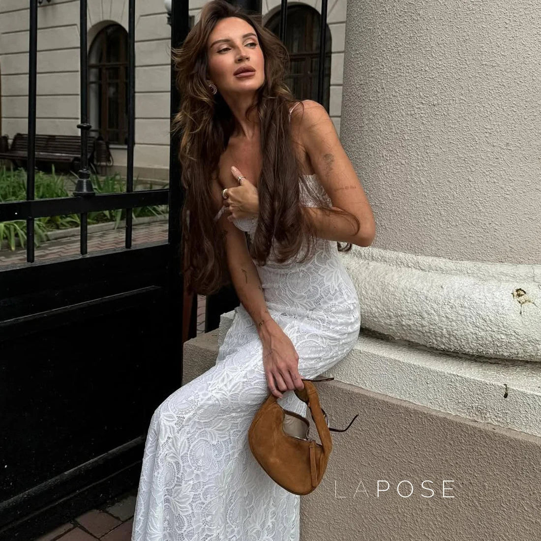 Ivette Lace Bodycon Skirt Set