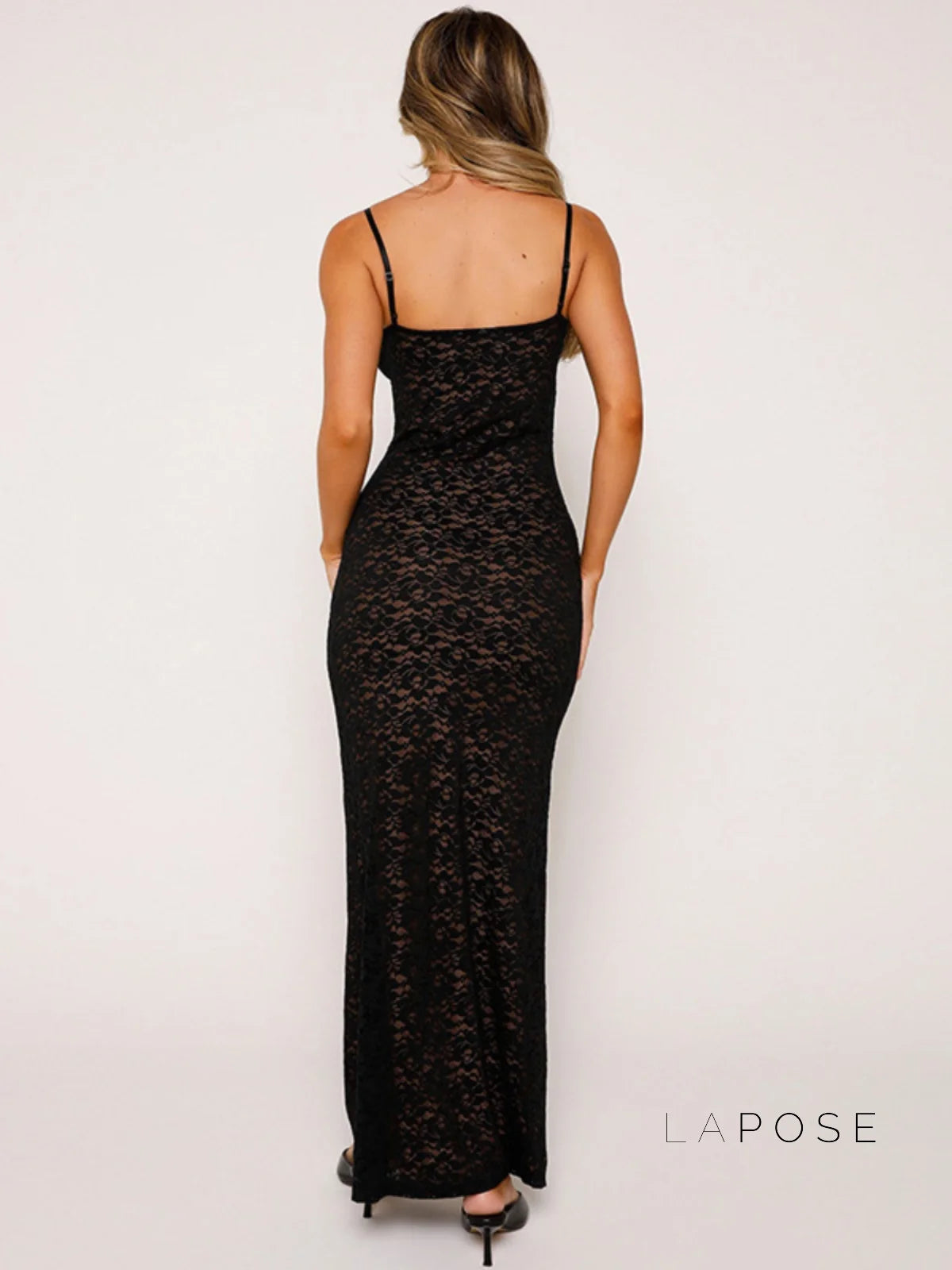 Iyonna Lace Trim Maxi Dress