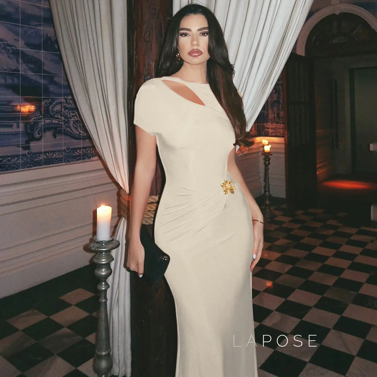 Jaleyah Backless Maxi Dress
