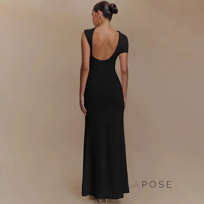 Jaleyah Backless Maxi Dress