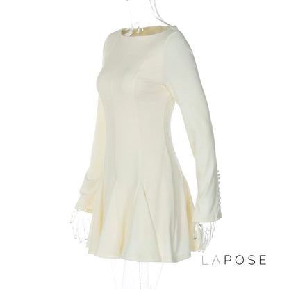 Jamyah Pleated Mini Dress