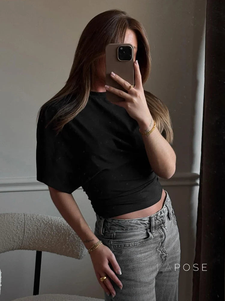 Jaylynn Relaxed Crop Top