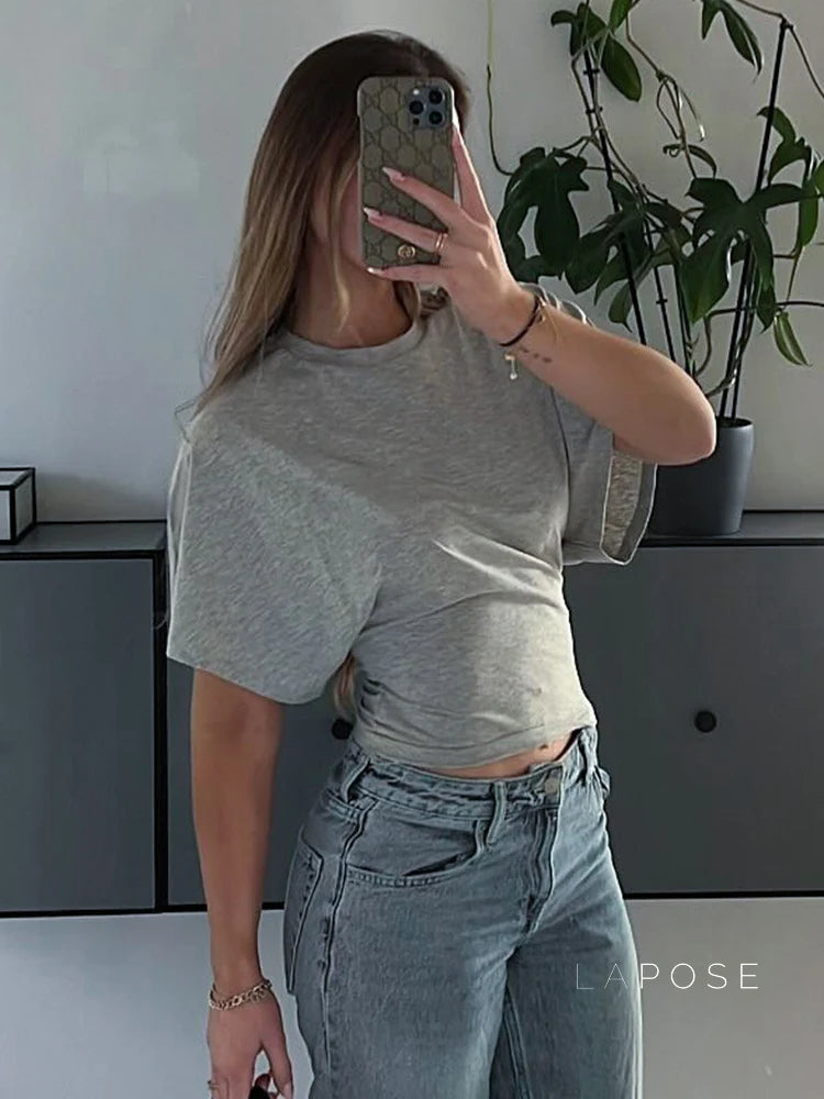 Jaylynn Relaxed Crop Top