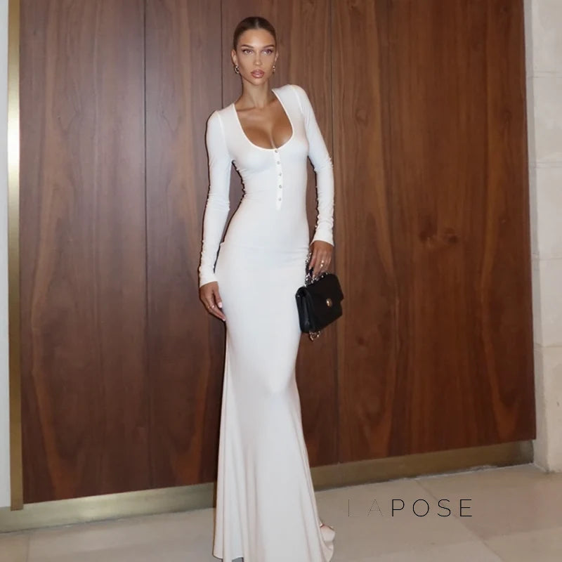 Jermany Slim Fit Maxi Dress