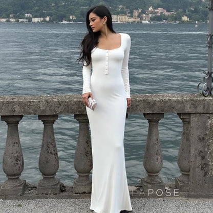 Jermany Slim Fit Maxi Dress
