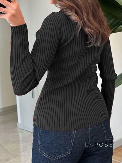 Jessalynn Knit Polo Top