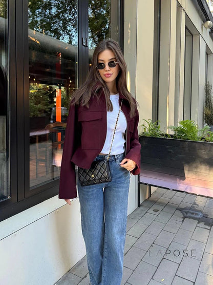 Jesse Wool Zip Jacket