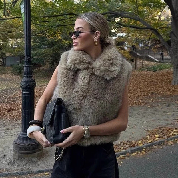 Journey Faux Fur Vest