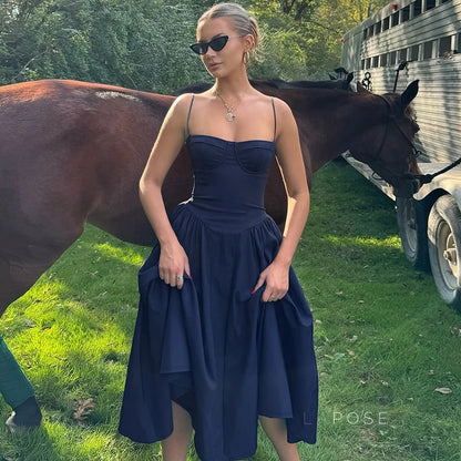 Kadence Square Neck Maxi Dress