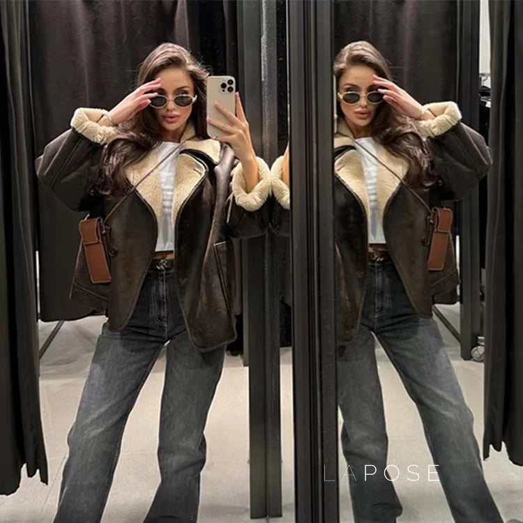 Kaiulani Faux Fur Zip Jacket