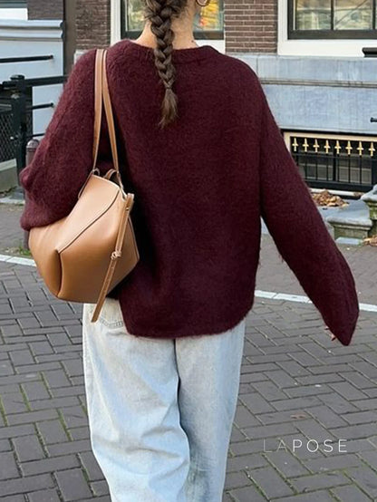 Kalie Relaxed Knit Sweater
