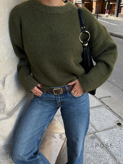 Kalie Relaxed Knit Sweater