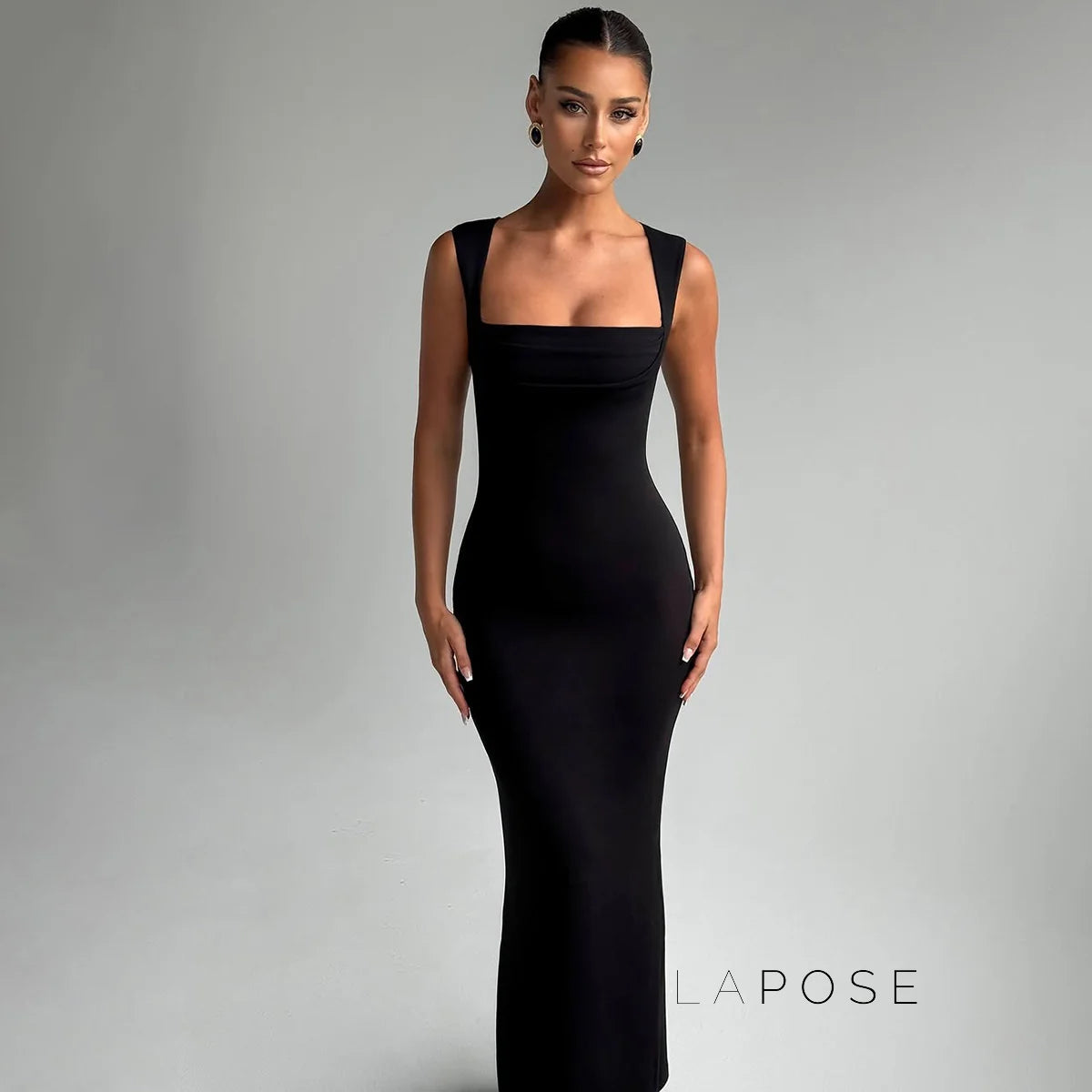 Kambria Square Neck Maxi Dress