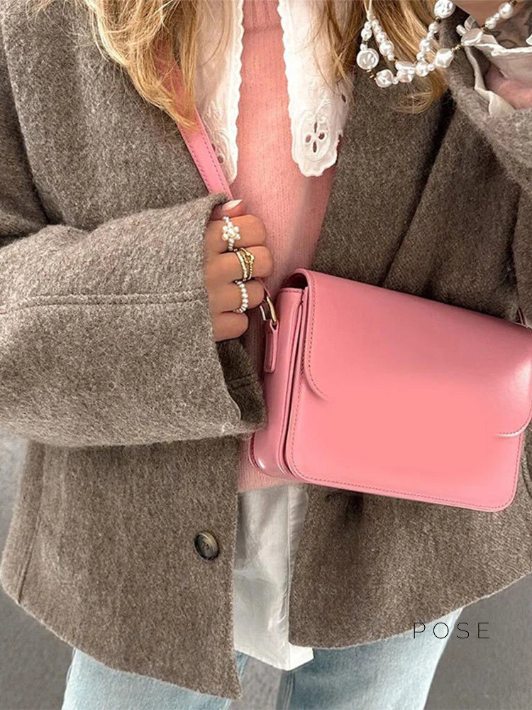 Katy Brushed Double-Breasted Coat
