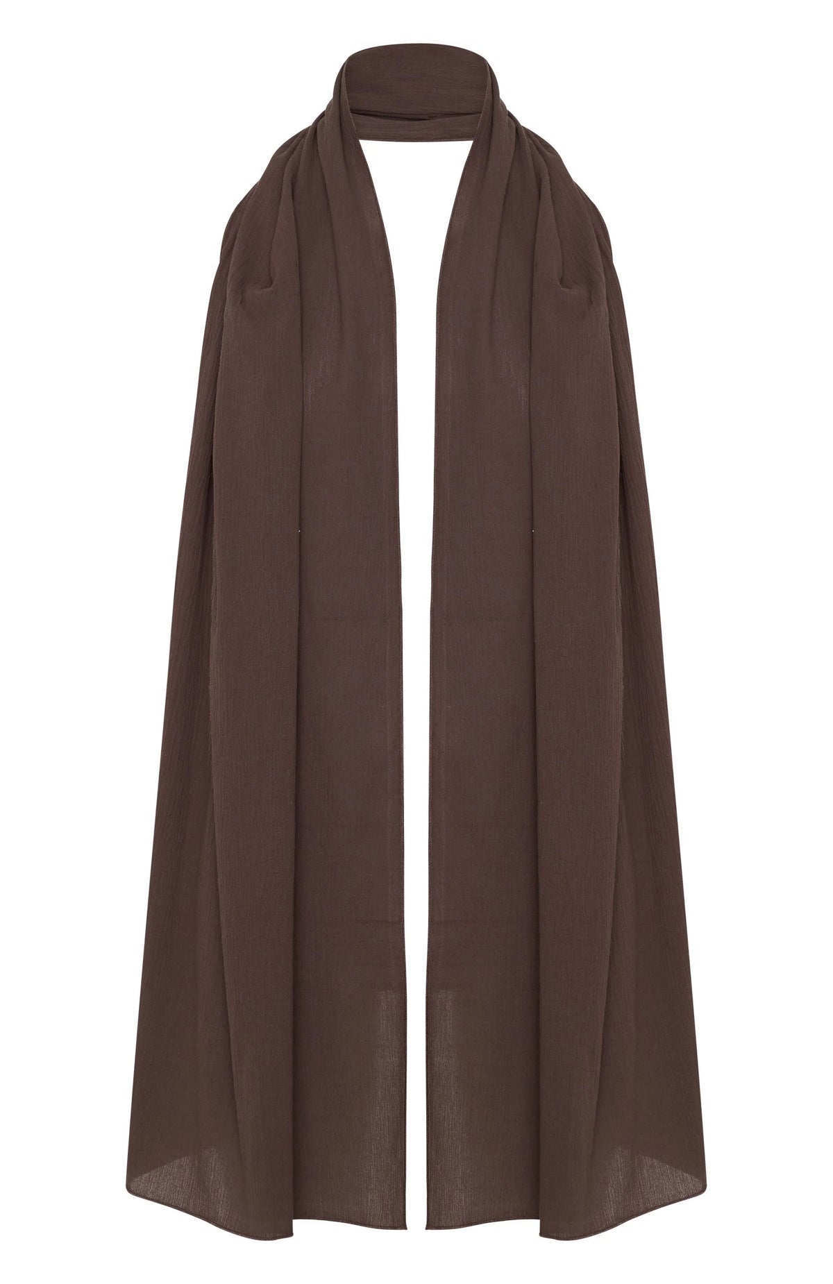 Kenadi Sheer Chocolate Statement Scarf