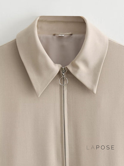 Kenley Khaki Ribbed Jacket