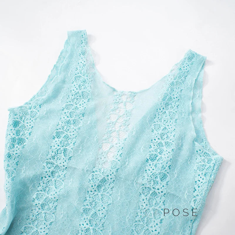 Kenzlie Lace Trim Crop Top