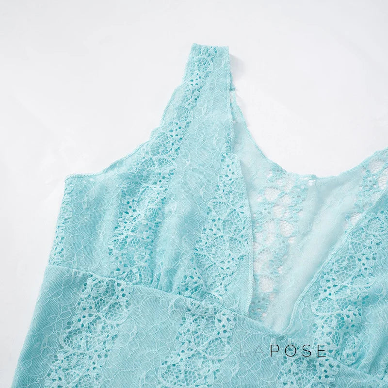 Kenzlie Lace Trim Crop Top