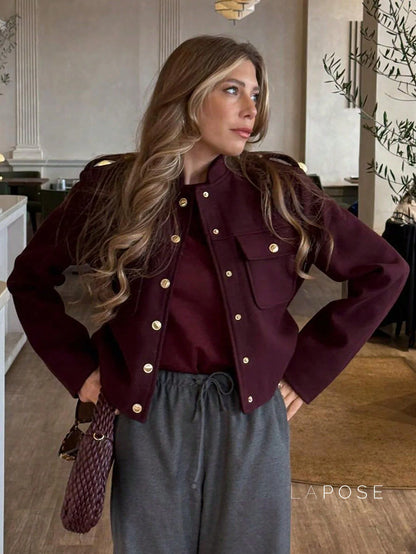 Lamar Stand Collar Jacket