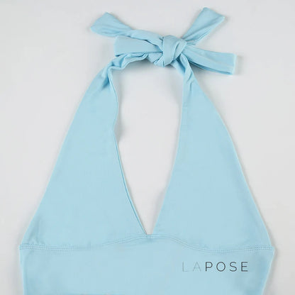 Larae Backless Halter Top