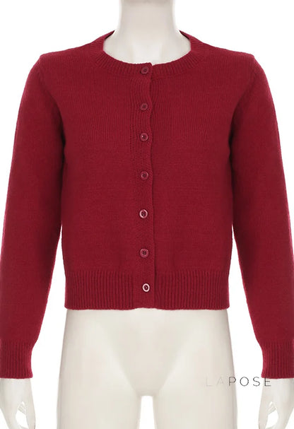Laylani Buttoned Knit Cardigan