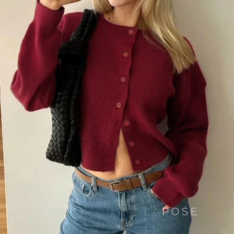 Laylani Buttoned Knit Cardigan